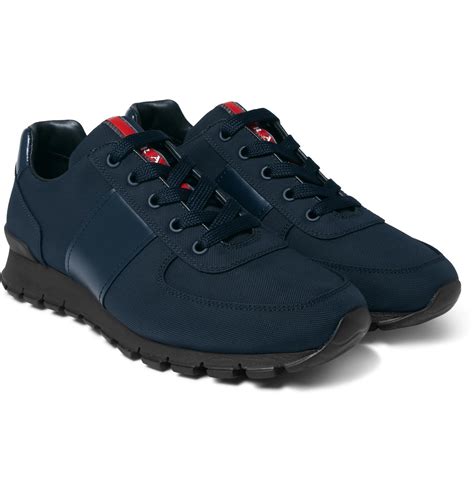 prada trainers midnight blue|Prada sneakers.